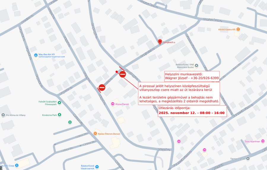 Damjanich U Villamos Munka útlezárás(1)